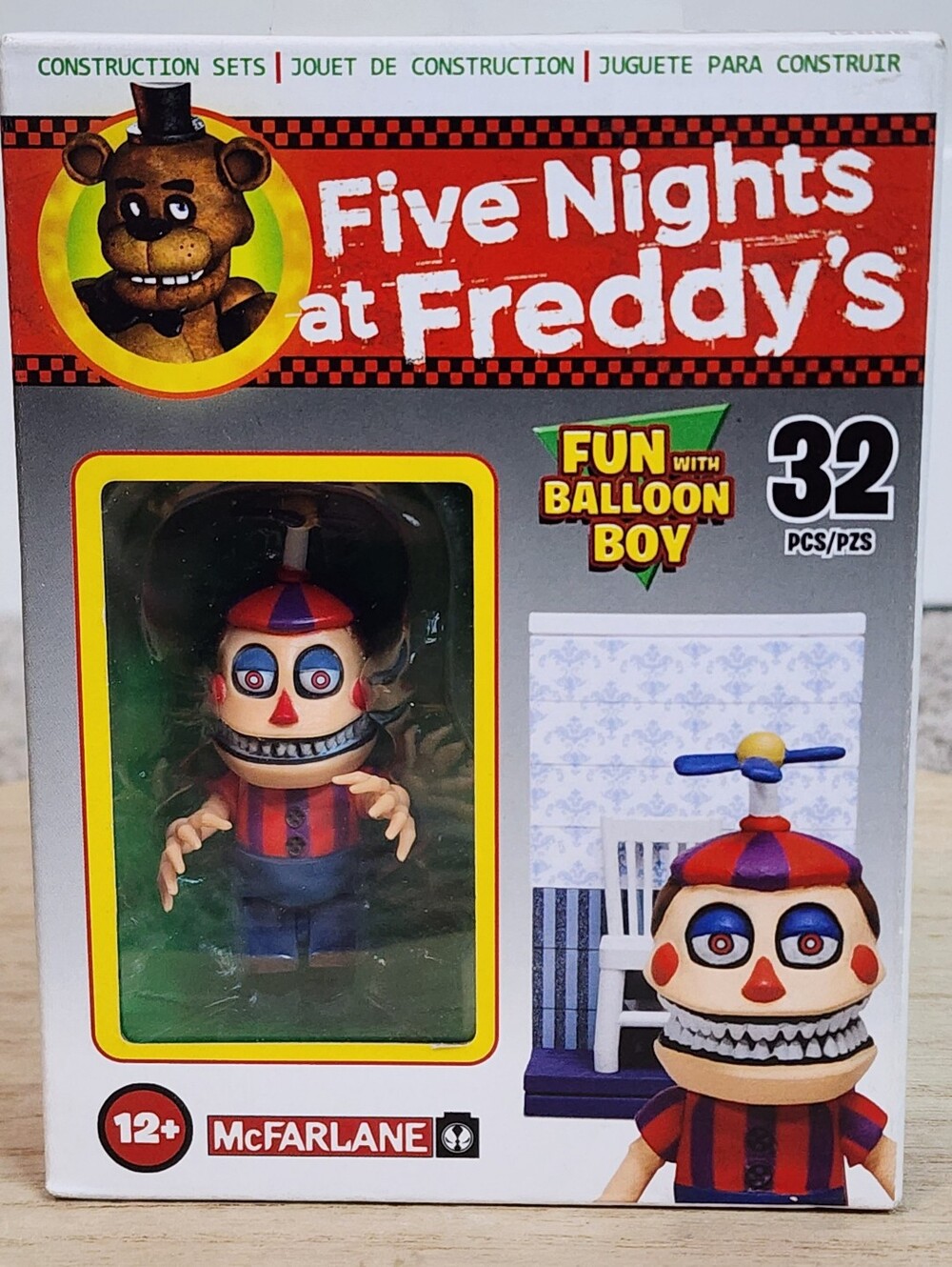 New McFarlane Five Nights at Freddy's Fun w/ Balloon Boy 32 Pc Construction Set